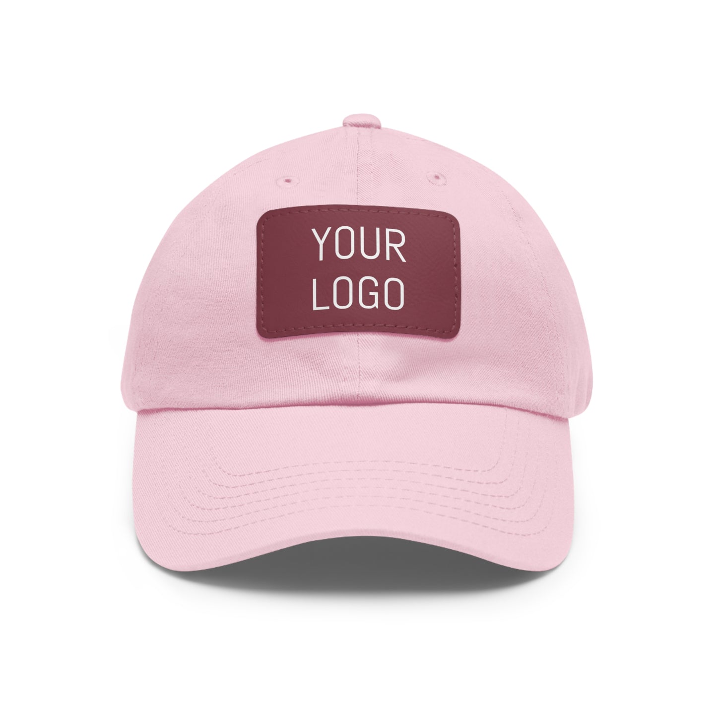 Dad Hat Leather Patch Personalized for Events & Promotions