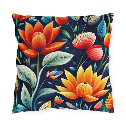 Tropical Floral Outdoor Pillows