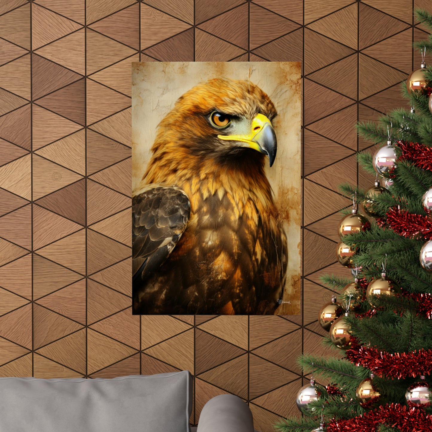 Golden Eagle Premium Matte Vertical Posters