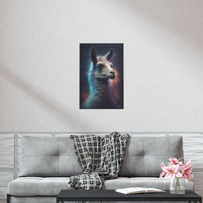 Llama Premium Matte Vertical Posters