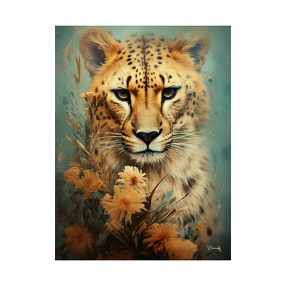 Cheetah Premium Matte Vertical Posters