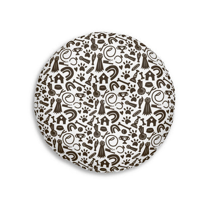 Sassy Pet's Champion Tufted Floor Pillow, Round