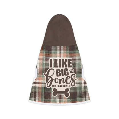 Sassy Pet's I Like Big Bones Pet Hoodie - Stylish Warmth for Fashionable Pets