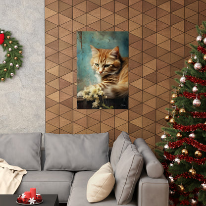 Tabby Cat Premium Matte Vertical Posters