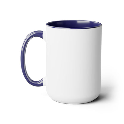 Did I Roll My Eyes Out Loud- Two-Tone Coffee Mugs, 15oz