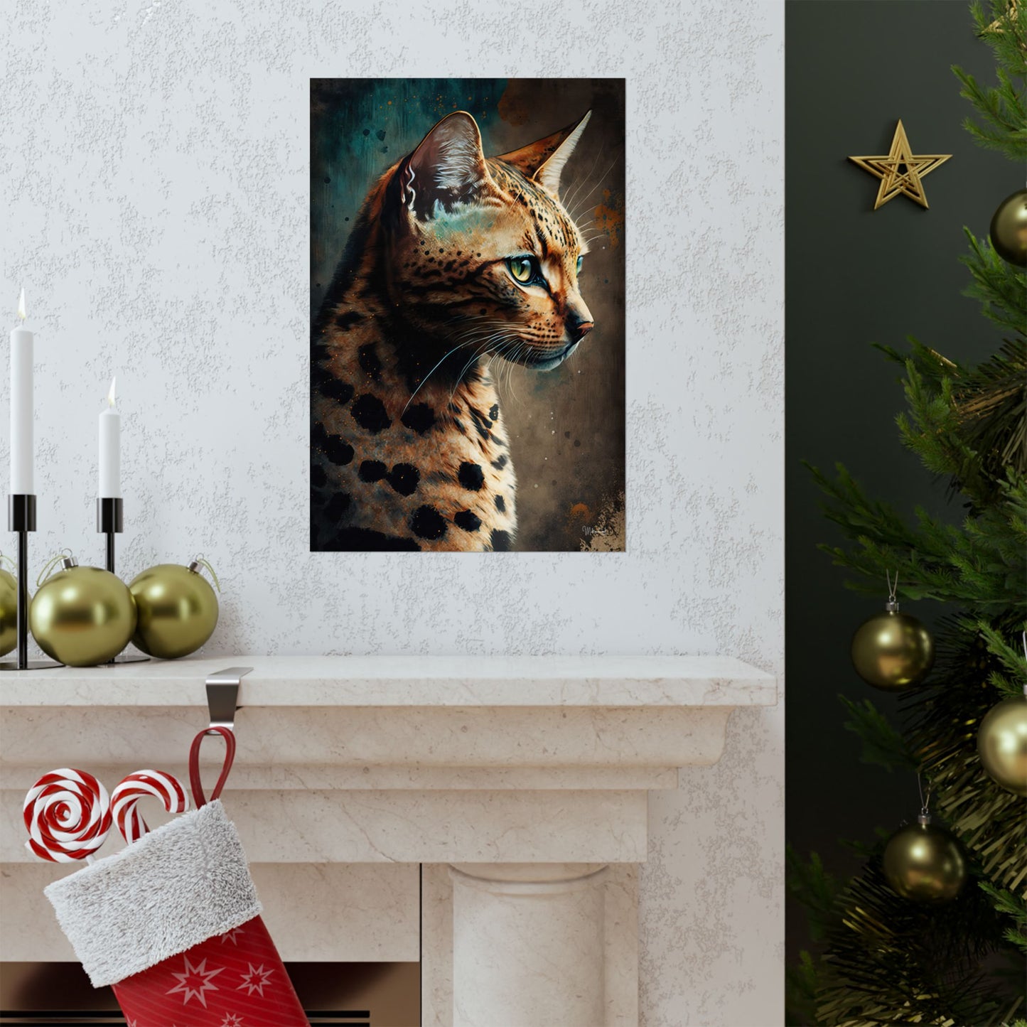 Bengal Cat Premium Matte Vertical Posters