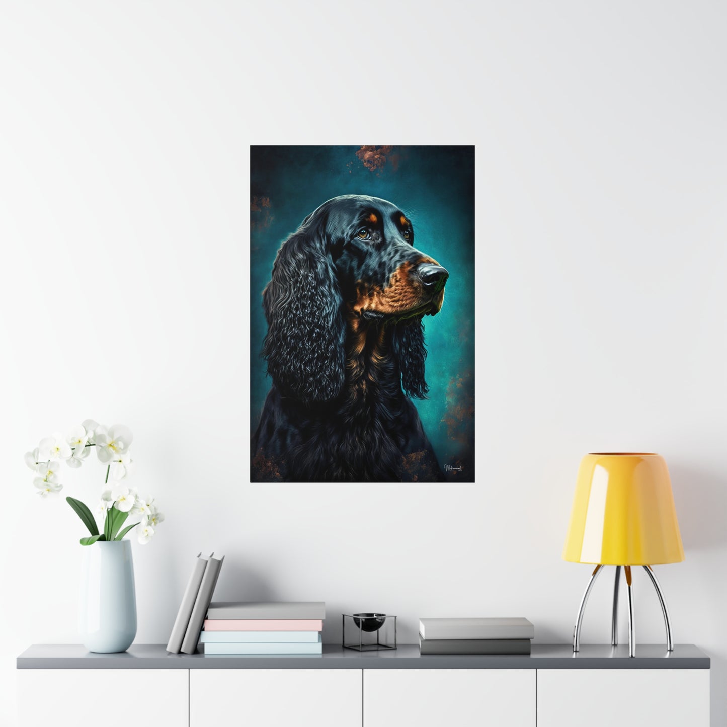 Gordon Setter Dog Premium Matte Vertical Posters