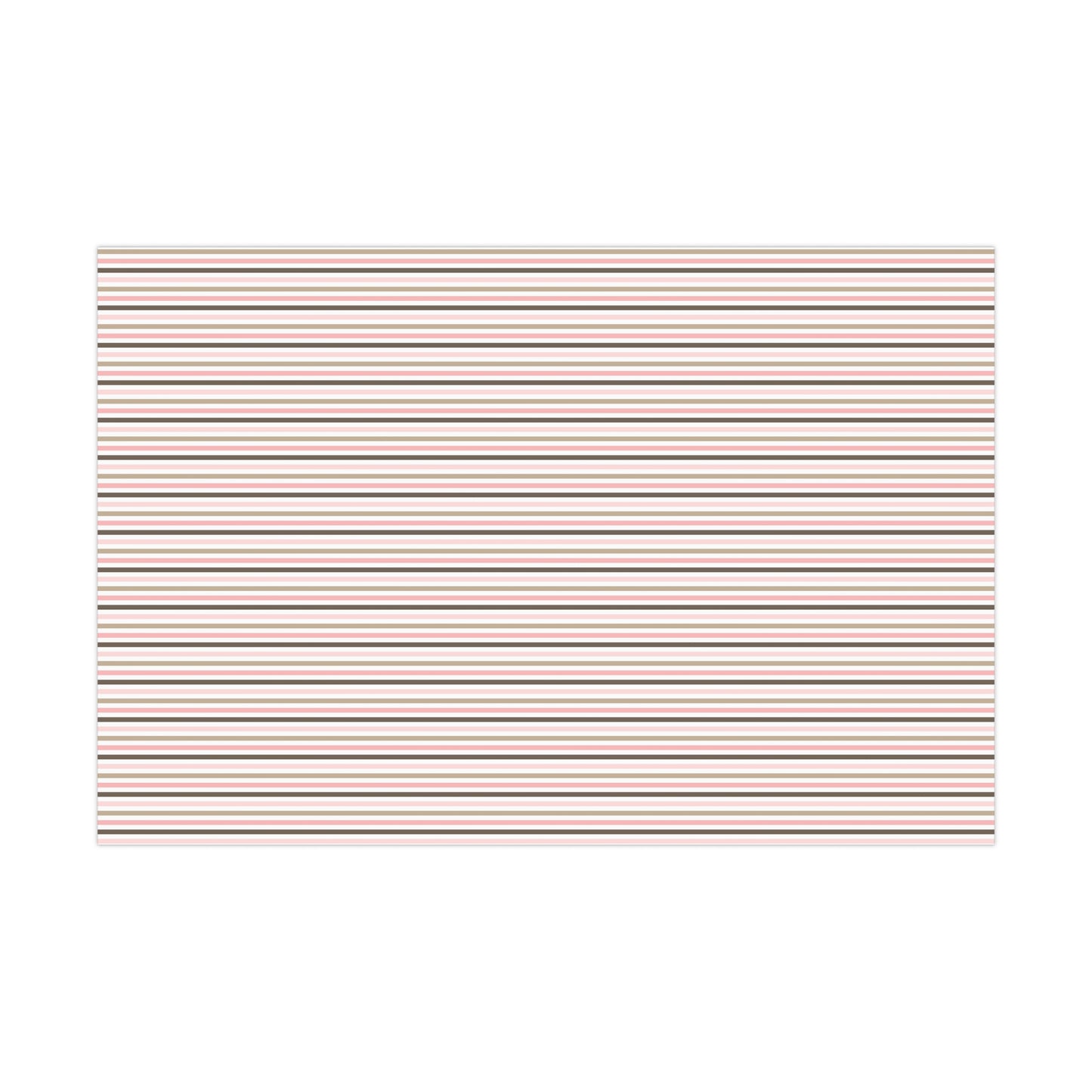 Multi-Color Pinstripe Gift Wrap Papers