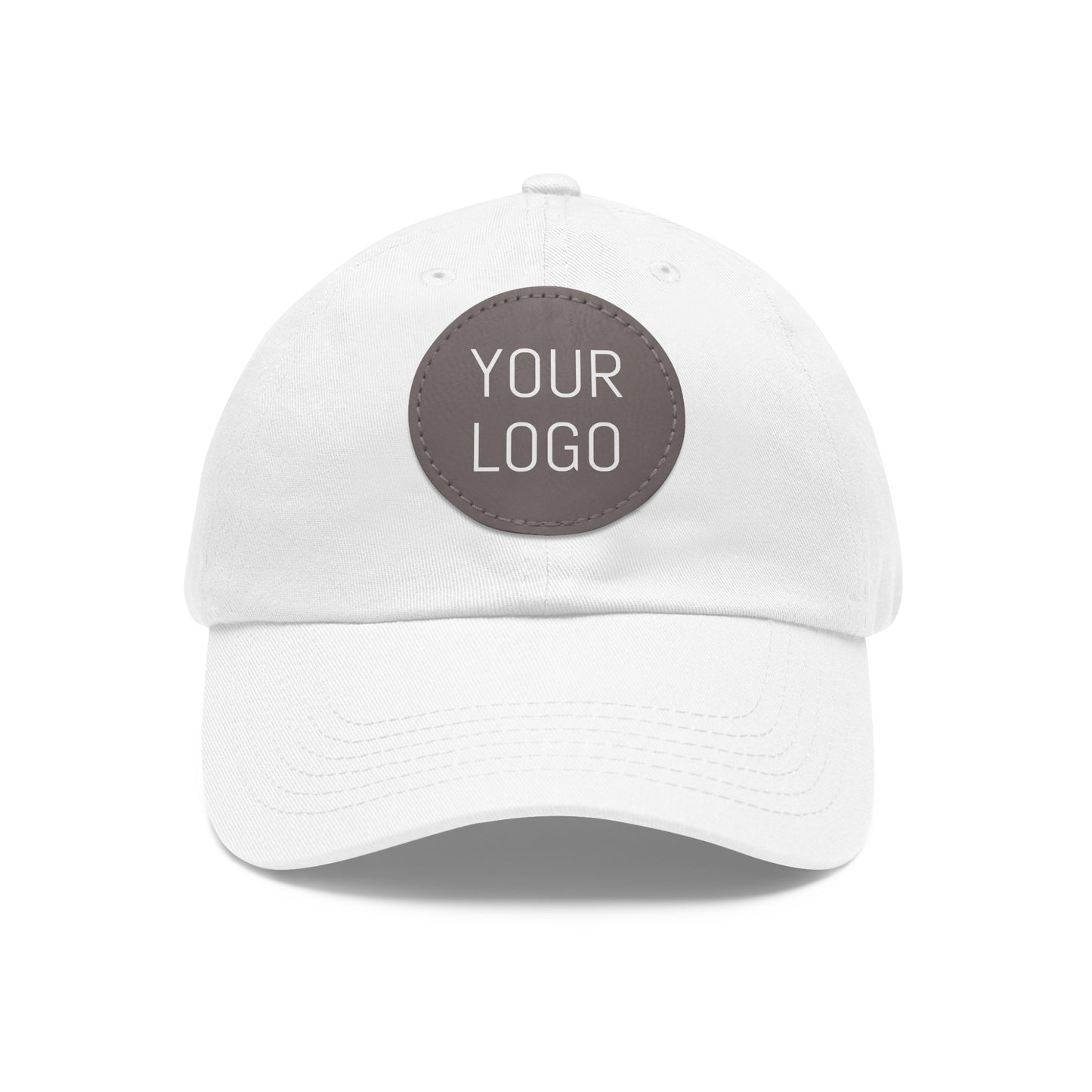 Dad Hat with Leather Patch Personalized for Events & Promotions