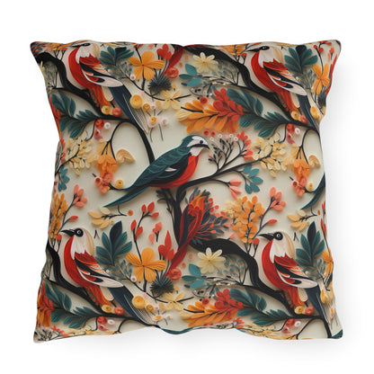 Floral & Birds Outdoor Pillows