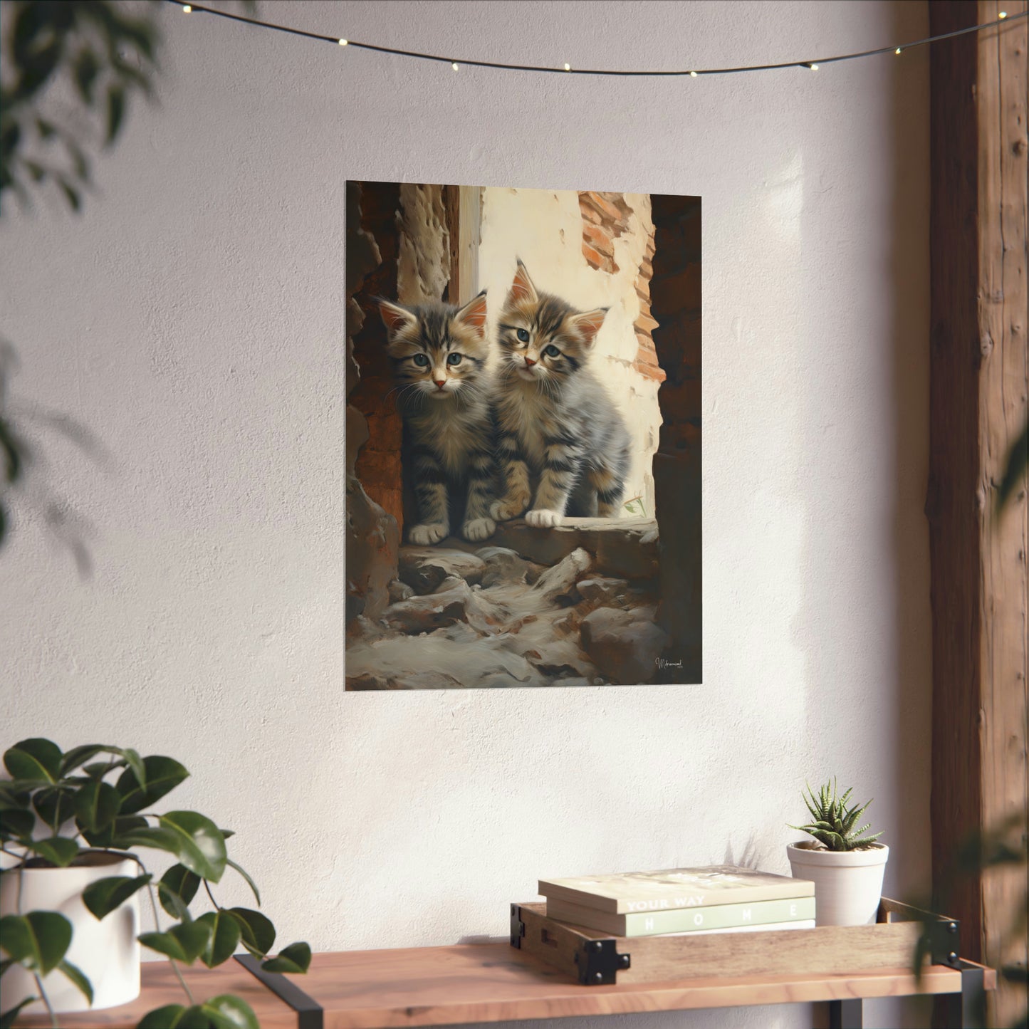 Street Kittens Premium Matte Vertical Posters