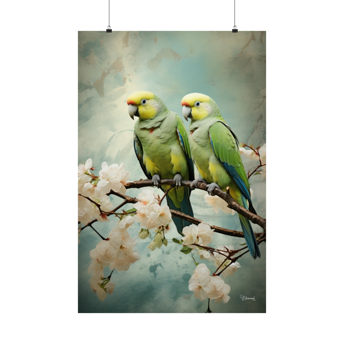 Parrot Premium Matte Vertical Posters