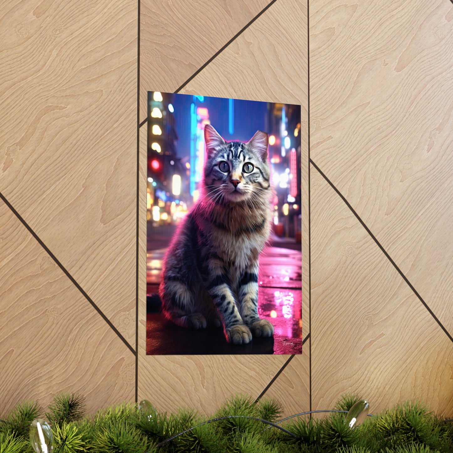 TNVR Cat in the City Premium Matte Vertical Posters