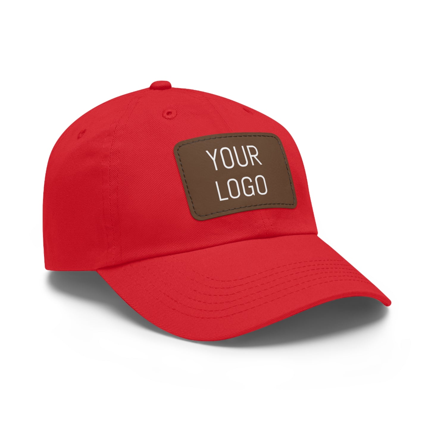 Dad Hat Leather Patch Personalized for Events & Promotions
