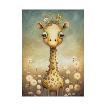 Safari Kids Collection- Giraffe Premium Matte Vertical Posters