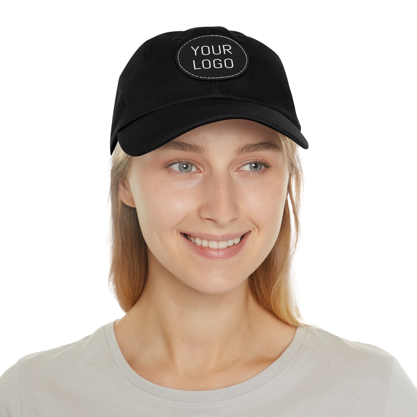 Dad Hat with Leather Patch Personalized for Events & Promotions