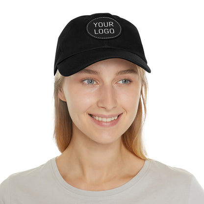 Dad Hat with Leather Patch Personalized for Events & Promotions