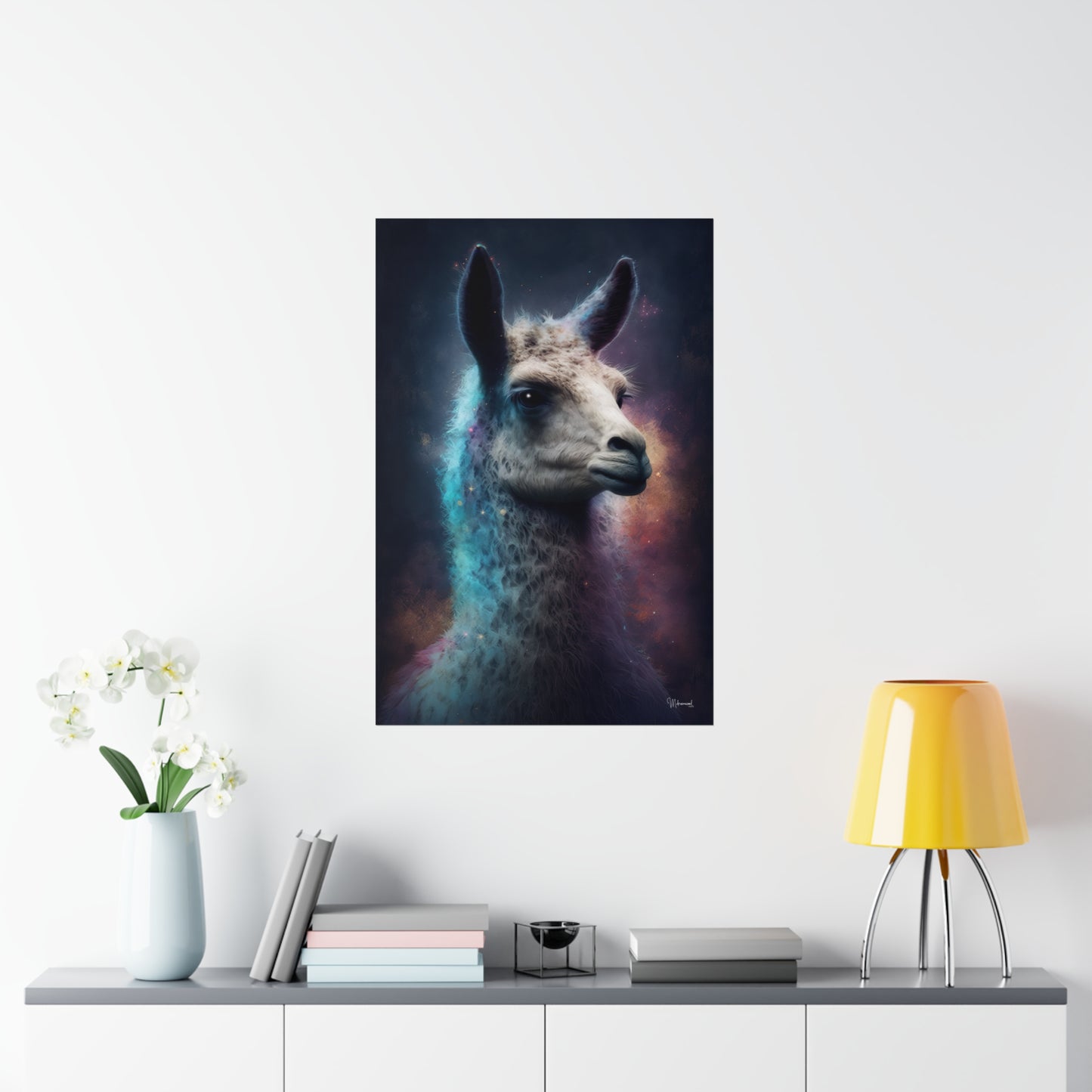 Llama Premium Matte Vertical Posters