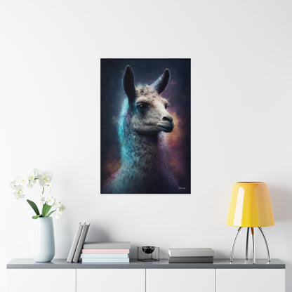 Llama Premium Matte Vertical Posters