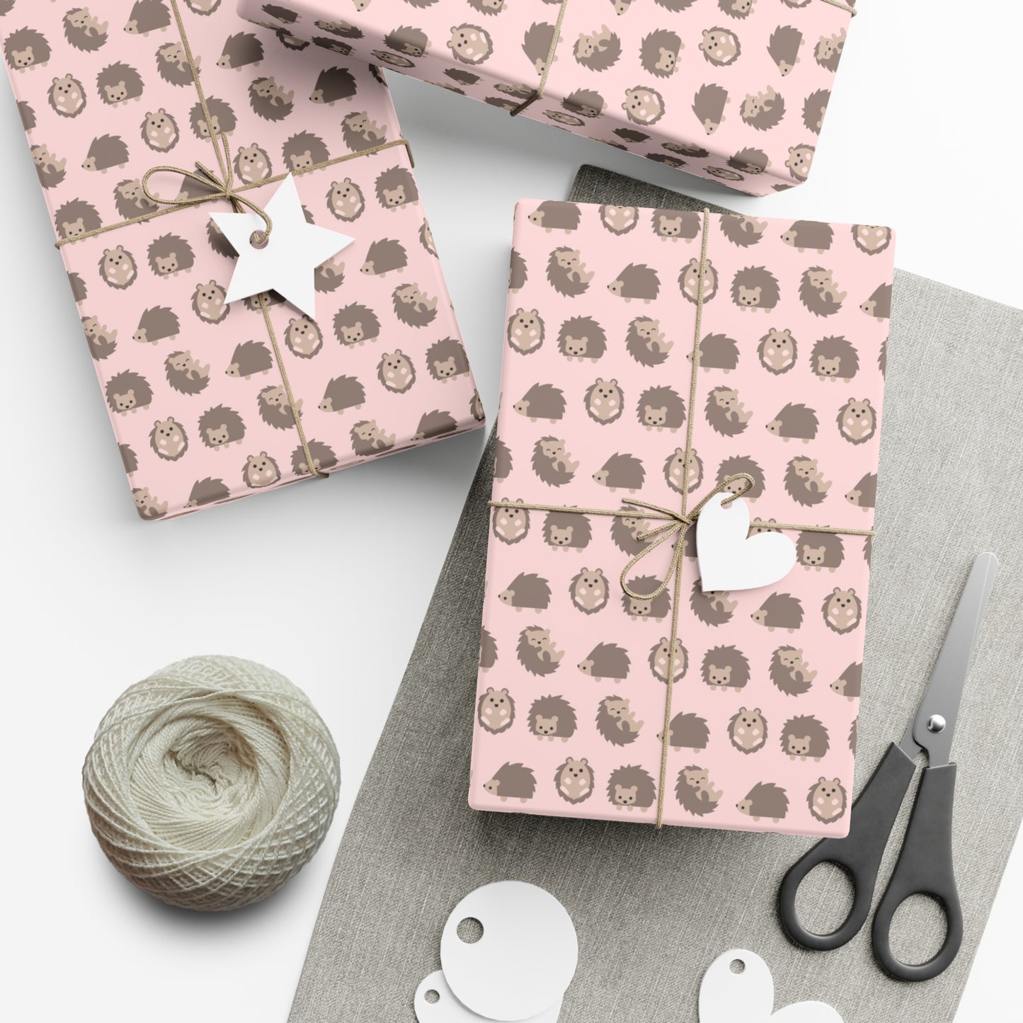 Hedge Hog Baby Shower Gift Wrap Papers