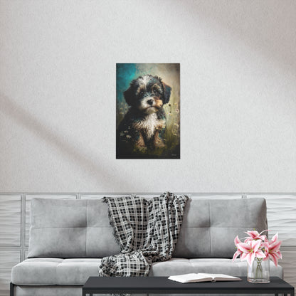 Havanese Puppy Premium Matte Vertical Posters