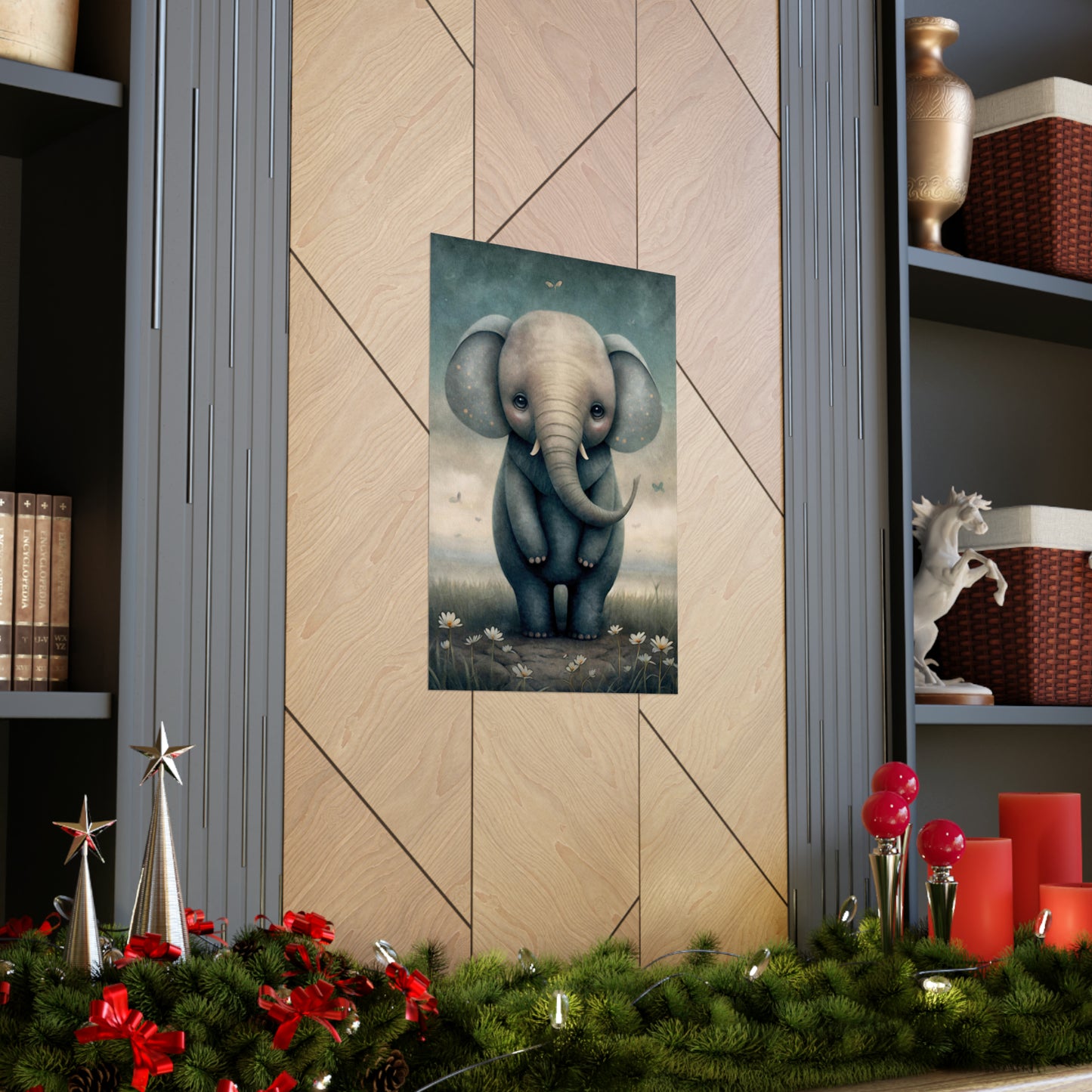 Safari Kids Collection- Elephant Premium Matte Vertical Posters