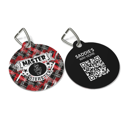 Sassy Pet's Master of Disaster Personalized Pet Tag