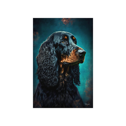 Gordon Setter Dog Premium Matte Vertical Posters