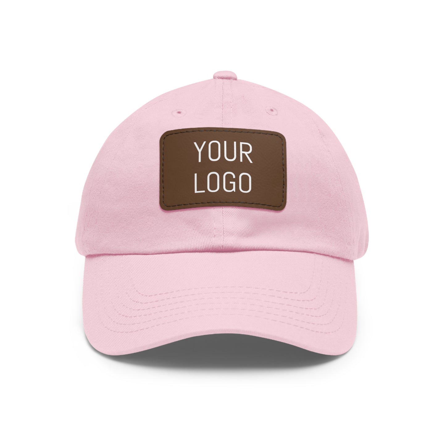 Dad Hat Leather Patch Personalized for Events & Promotions