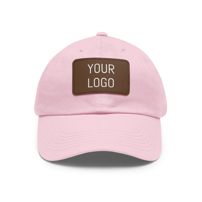 Dad Hat Leather Patch Personalized for Events & Promotions