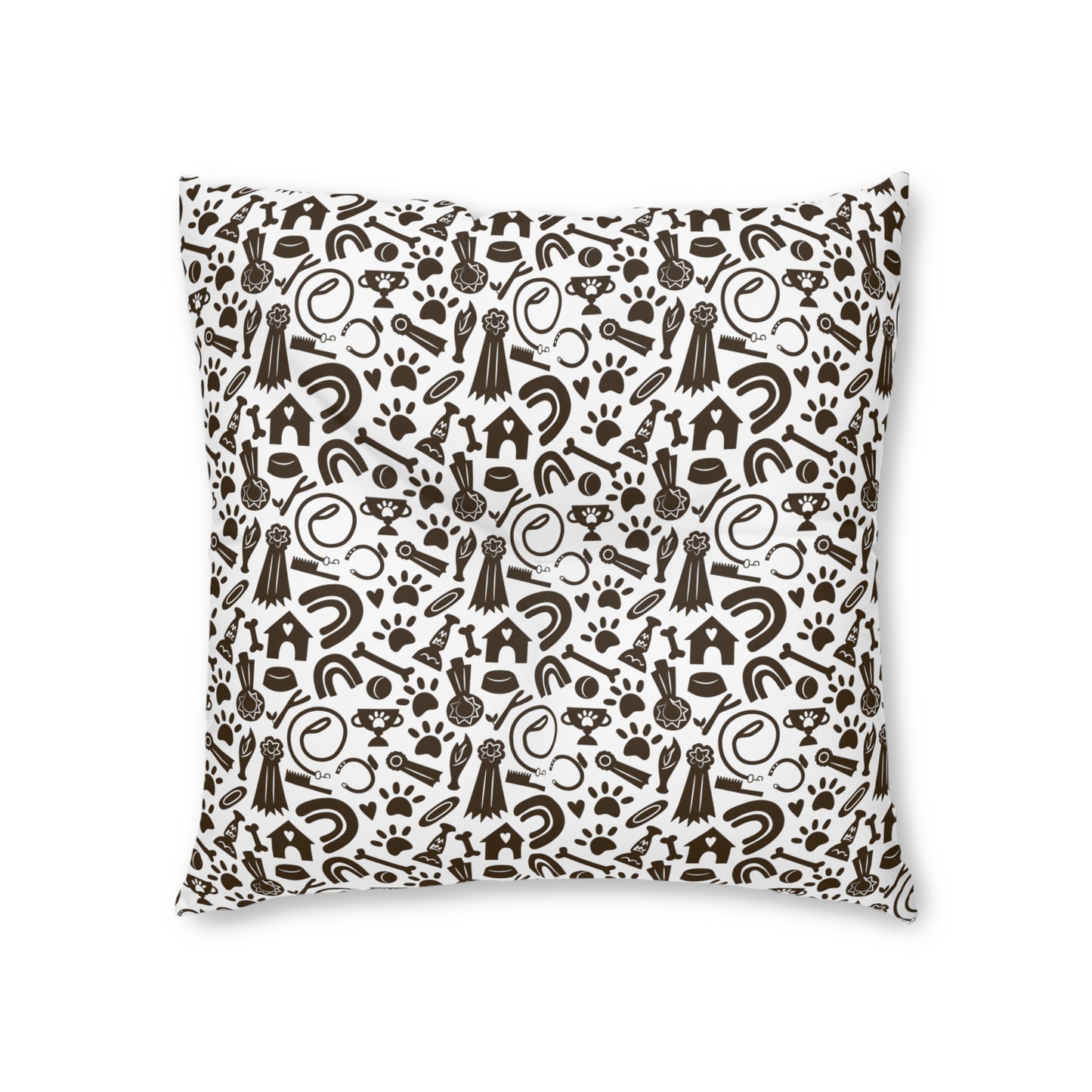 Sassy Pet's Puppy Love Tufted Floor Pillow, Square