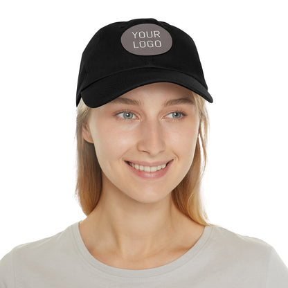 Dad Hat with Leather Patch Personalized for Events & Promotions