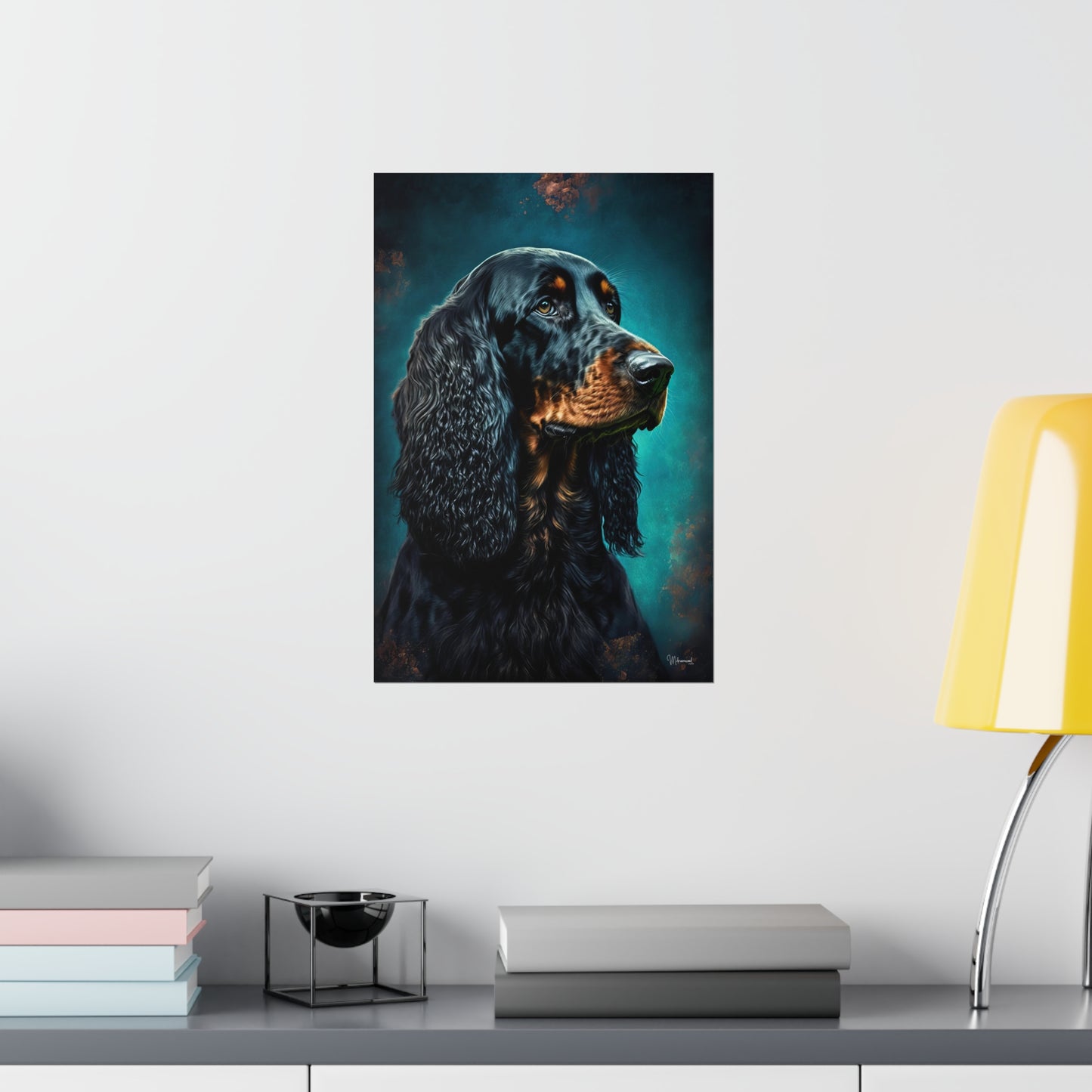 Gordon Setter Dog Premium Matte Vertical Posters