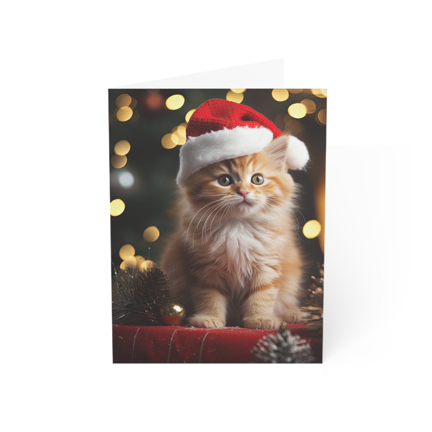 Santa's Here Christmas Greeting Cards (1, 10, 30, and 50pcs)