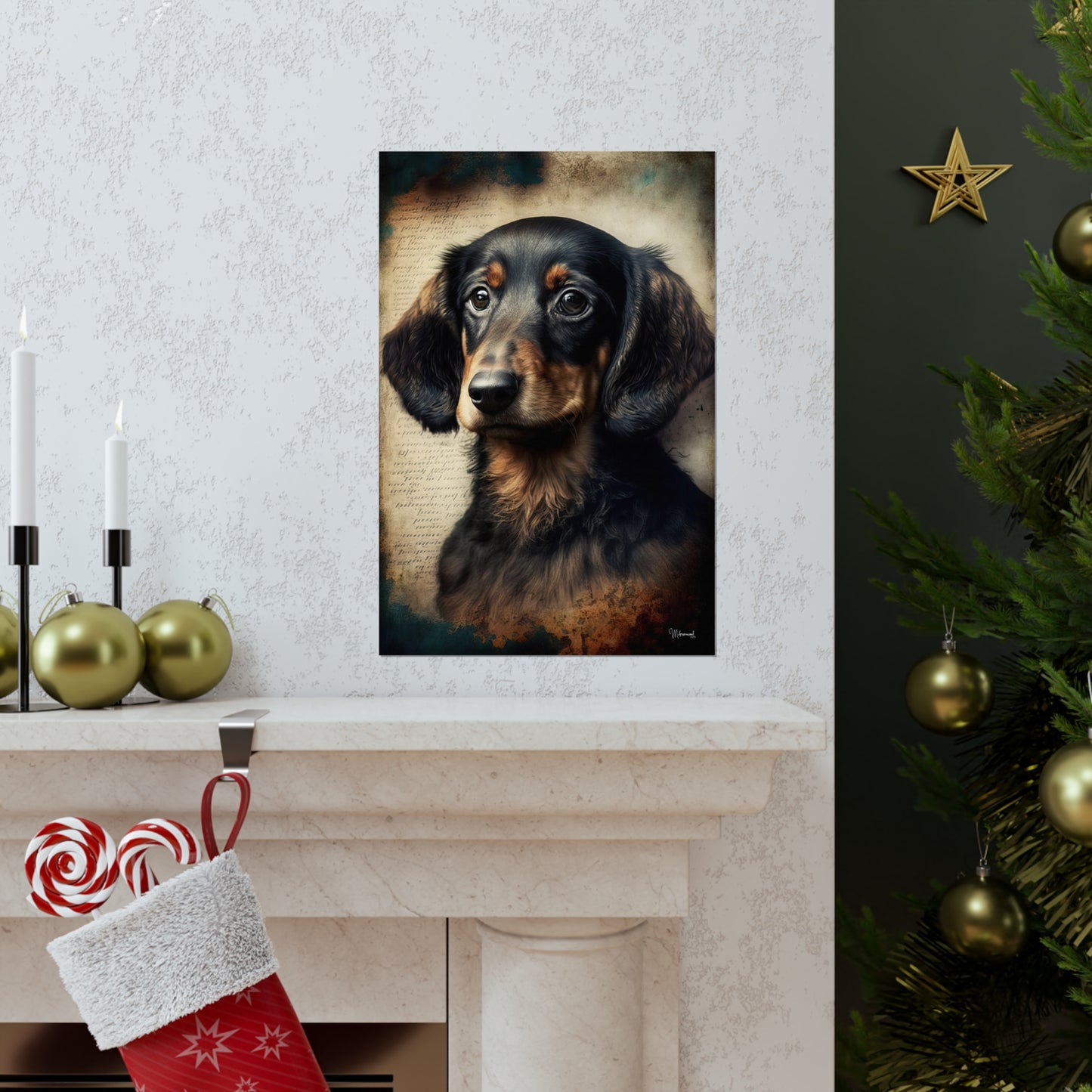 Dachshund Dog Premium Matte Vertical Posters