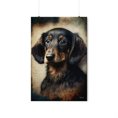 Dachshund Dog Premium Matte Vertical Posters