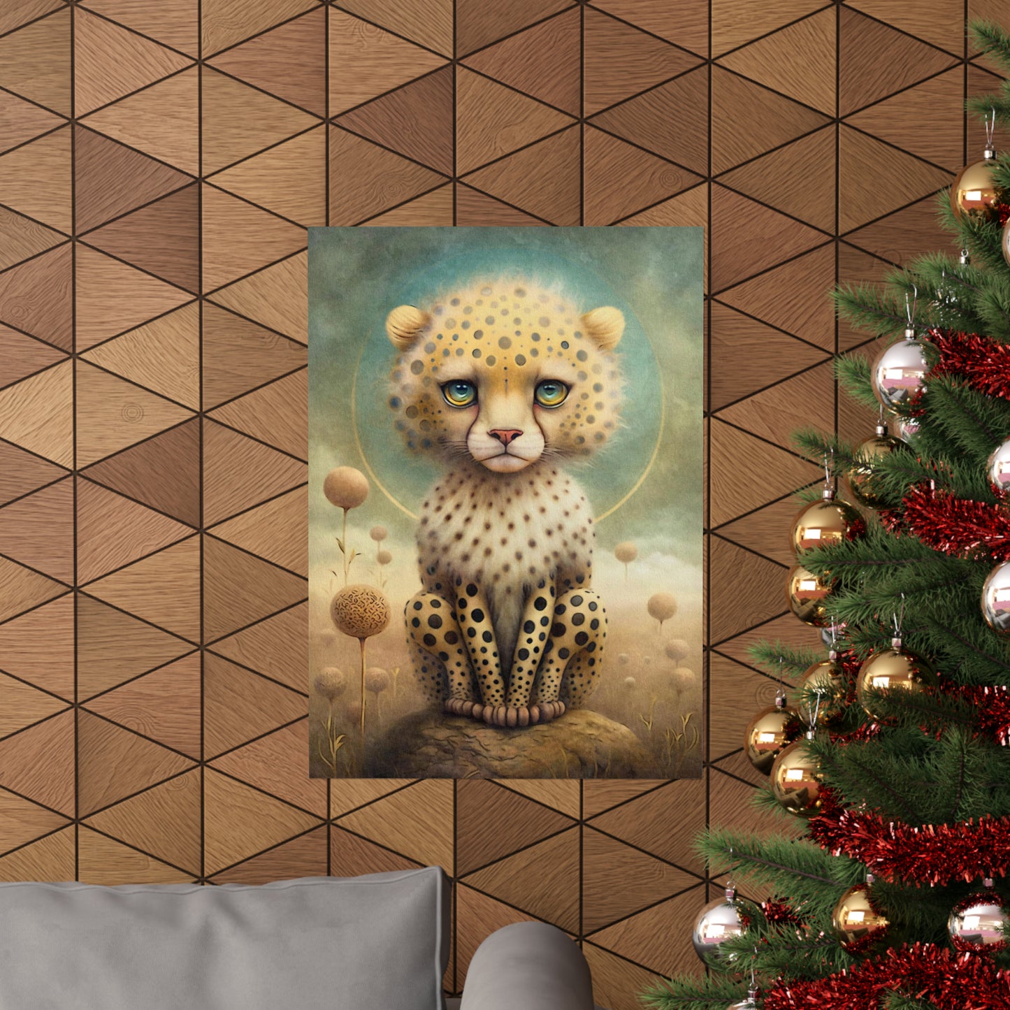 Safari Kids Collection- Cheetah Premium Matte Vertical Posters