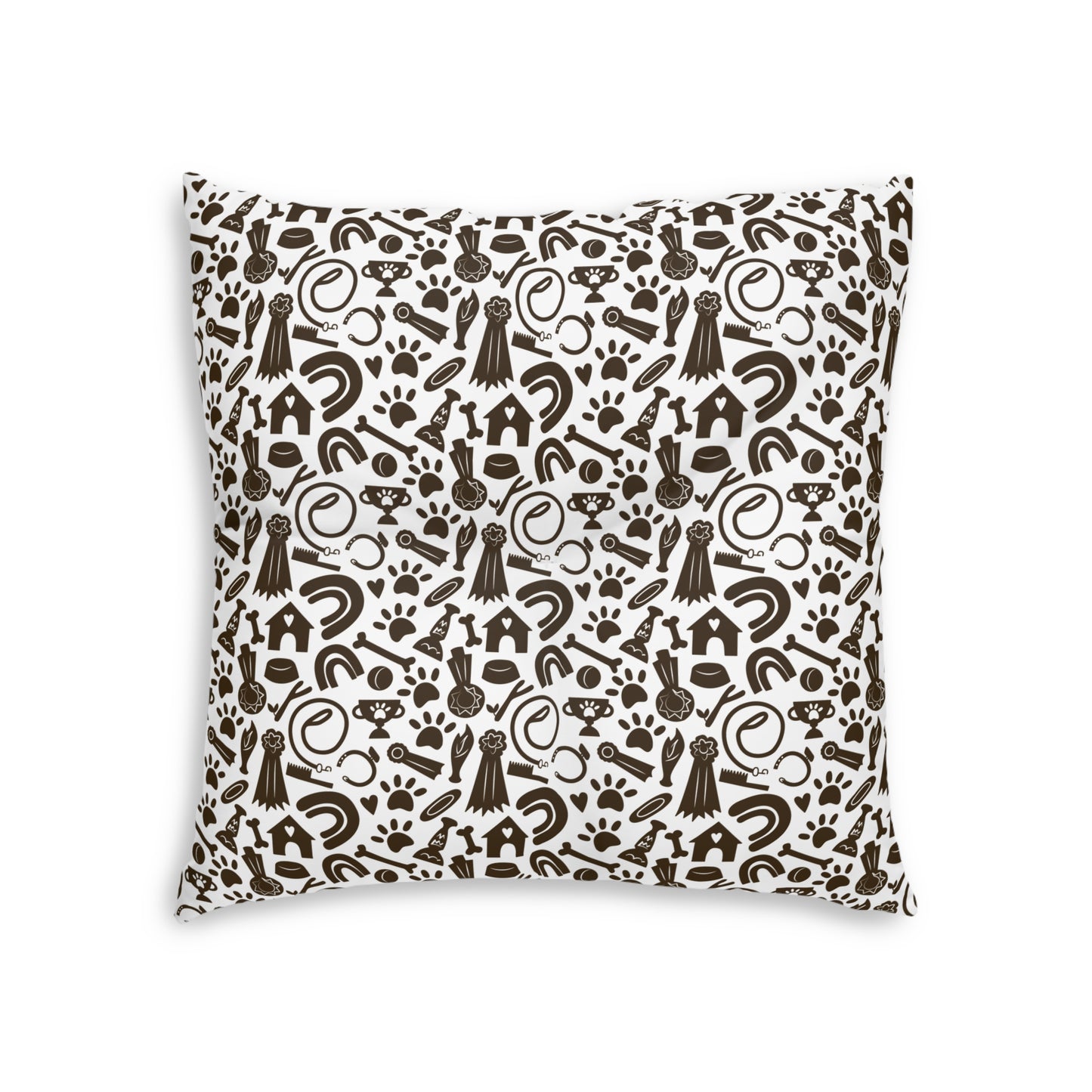 Sassy Pet's Champion Tufted Floor Pillow, Square
