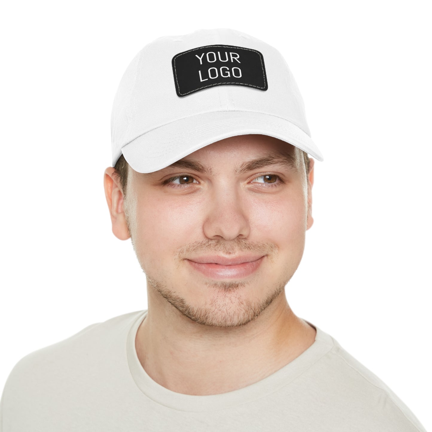 Dad Hat Leather Patch Personalized for Events & Promotions