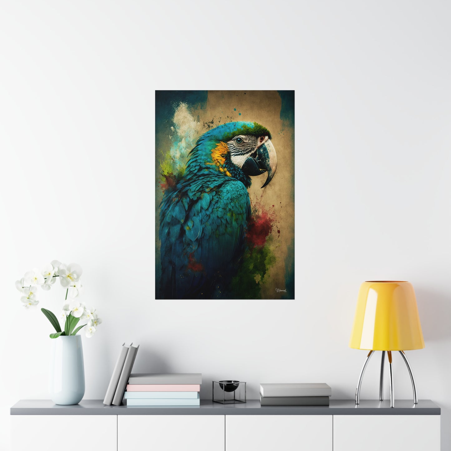 Macaw Premium Matte Vertical Posters