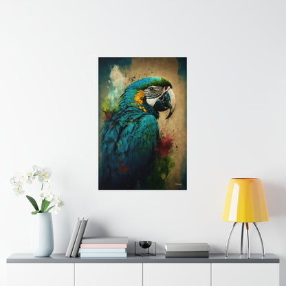 Macaw Premium Matte Vertical Posters