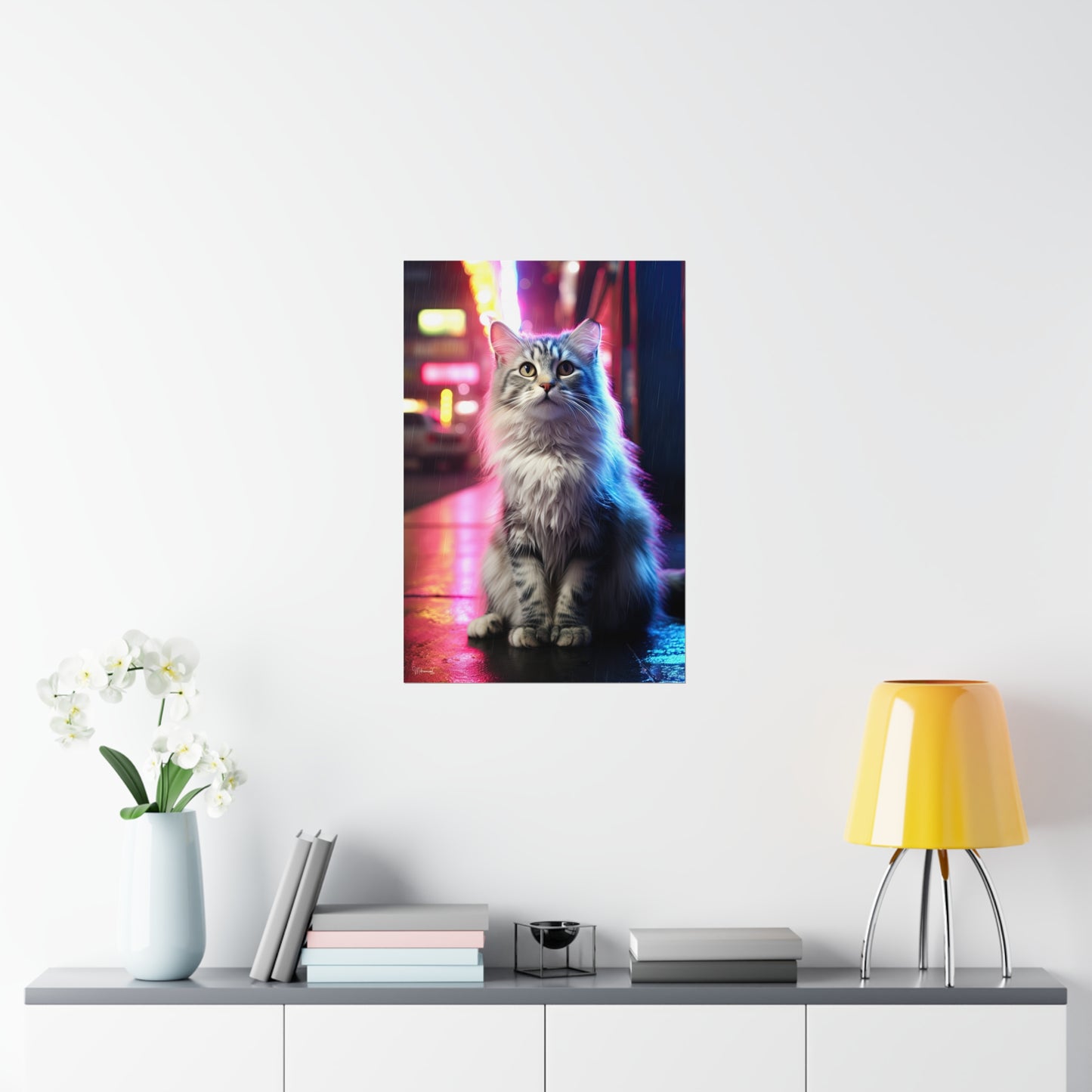 TNVR Cat in the City Premium Matte Vertical Posters