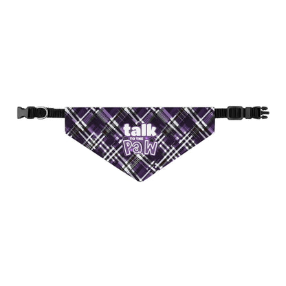 Sassy Pet's Talk to the Paw Pet Bandana Collar