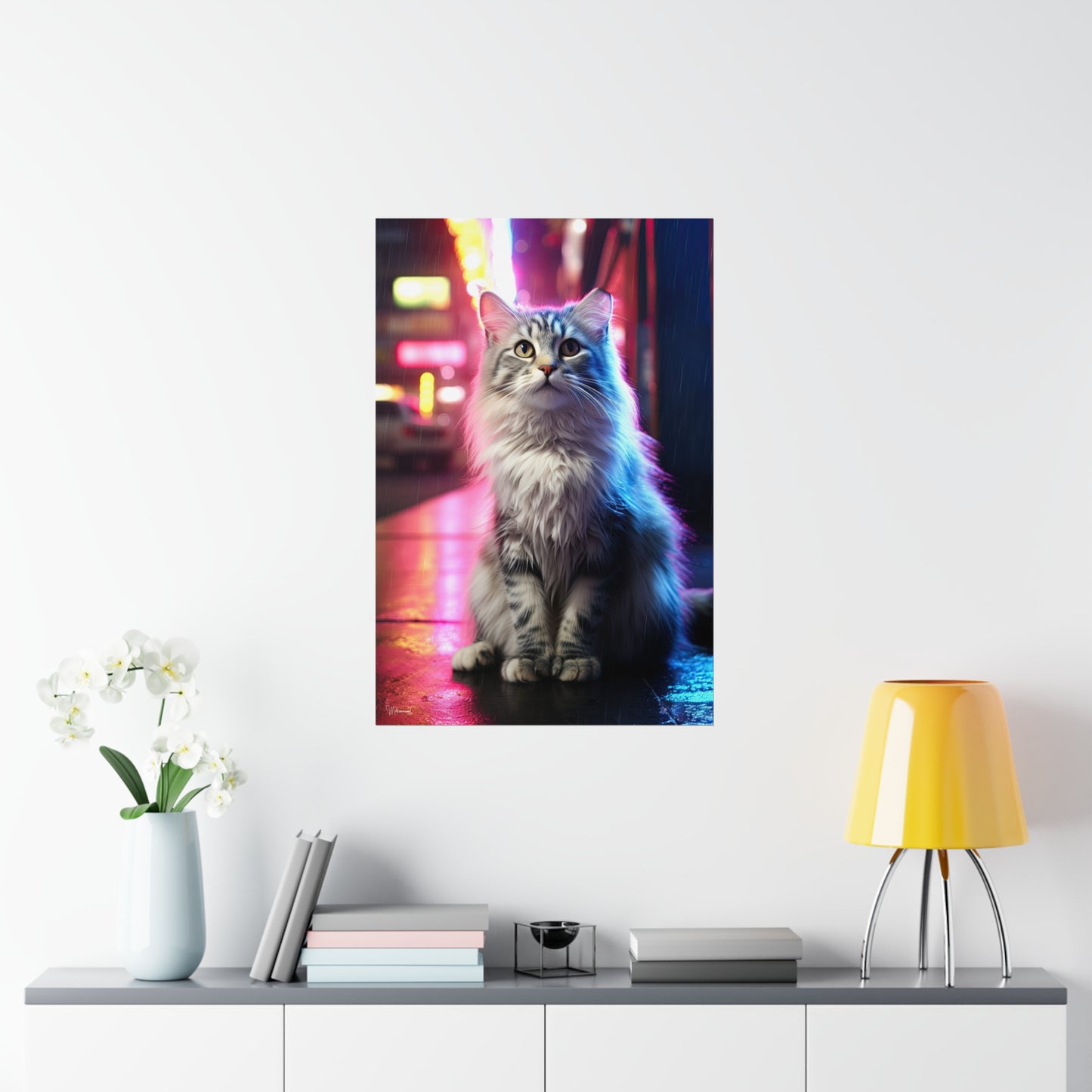 TNVR Cat in the City Premium Matte Vertical Posters