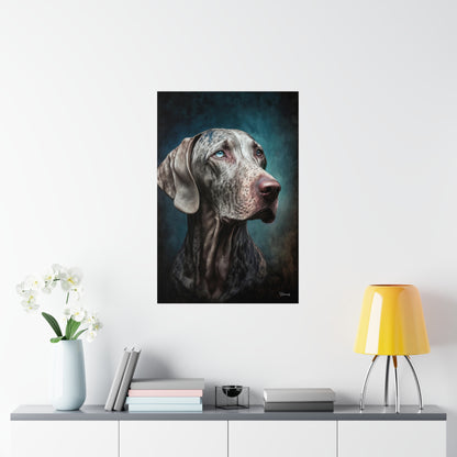 Weimaraner Dog Premium Matte Vertical Posters