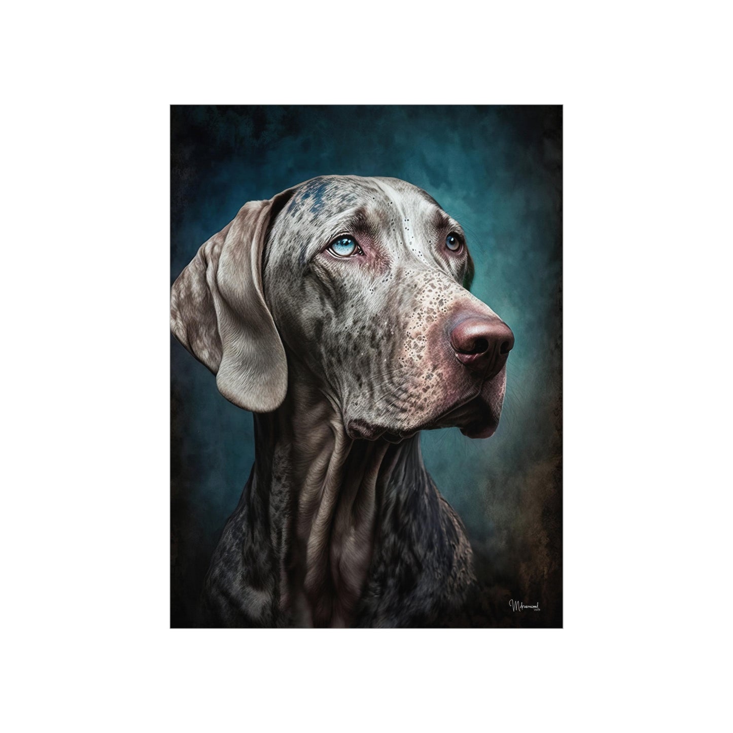 Weimaraner Dog Premium Matte Vertical Posters