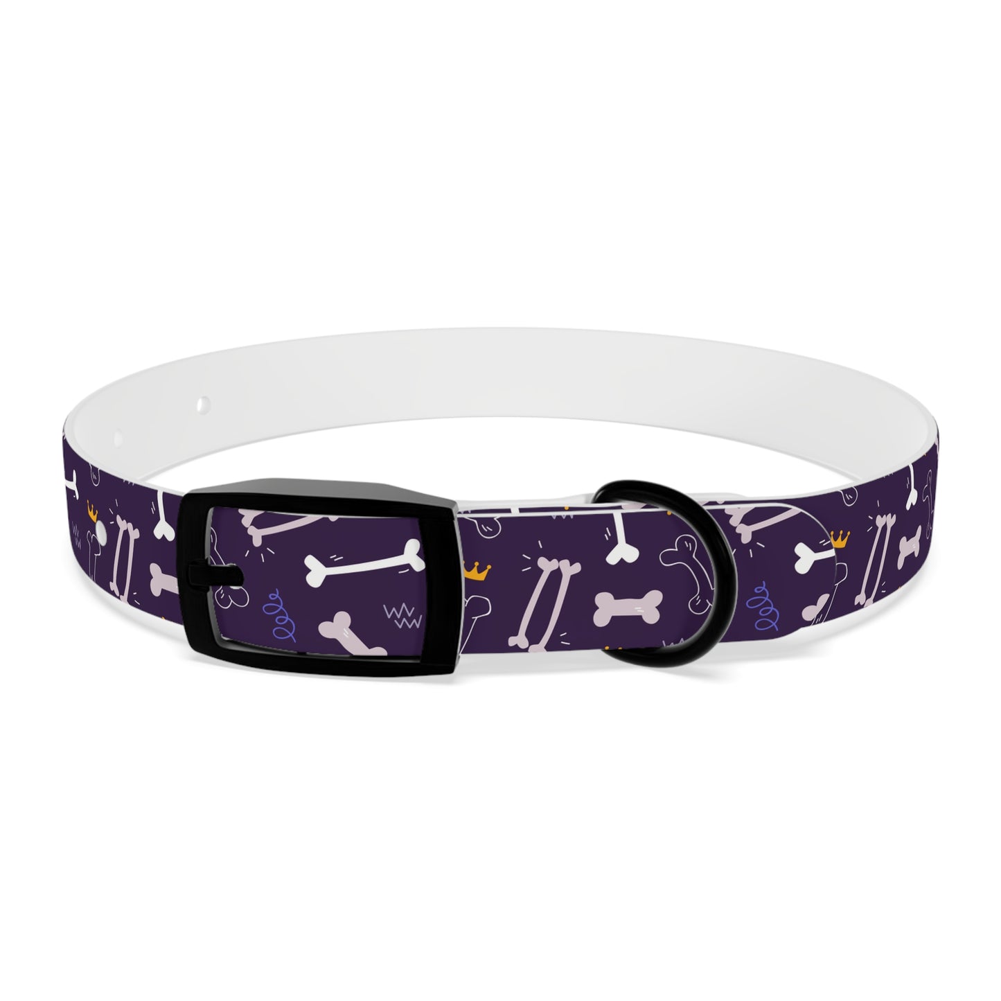 Sassy Pet's Purple Bones Collar