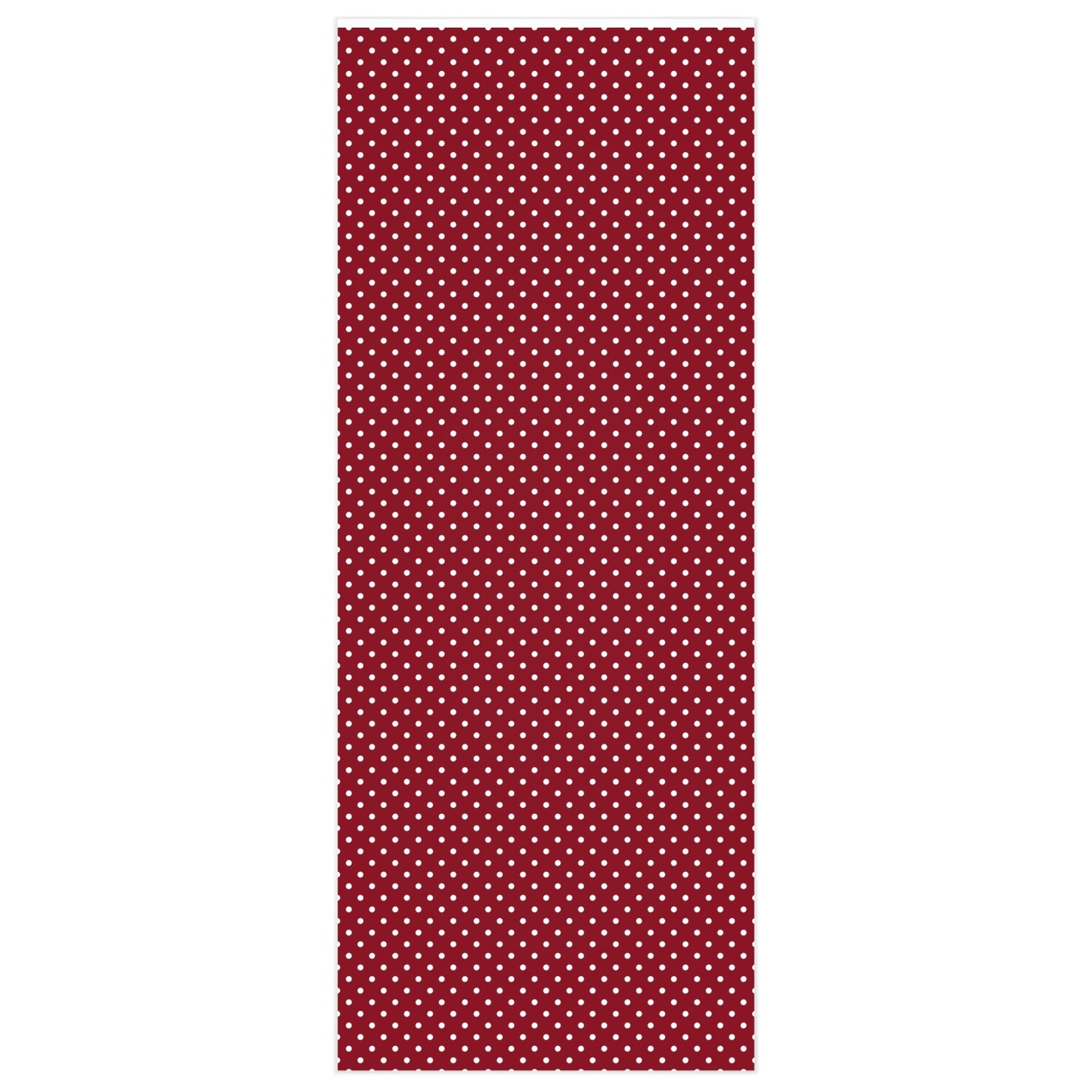 Jolly Christmas Red and White Polka Dot Wrapping Paper