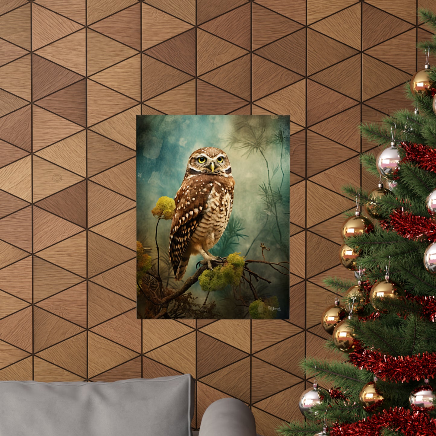 Burrowing Owl Premium Matte Vertical Posters