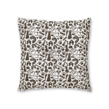 Sassy Pet's Champion Tufted Floor Pillow, Square